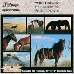 Wild Horses 550 Piece Puzzle - Heritage Puzzle