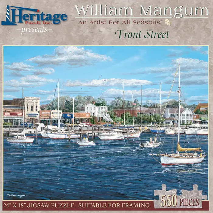 Front Street 550 Piece Puzzle - Heritage Puzzle