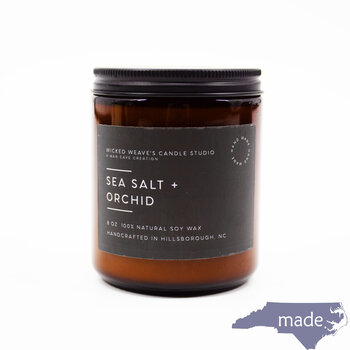 Sea Salt & Orchid Soy Wax Candle