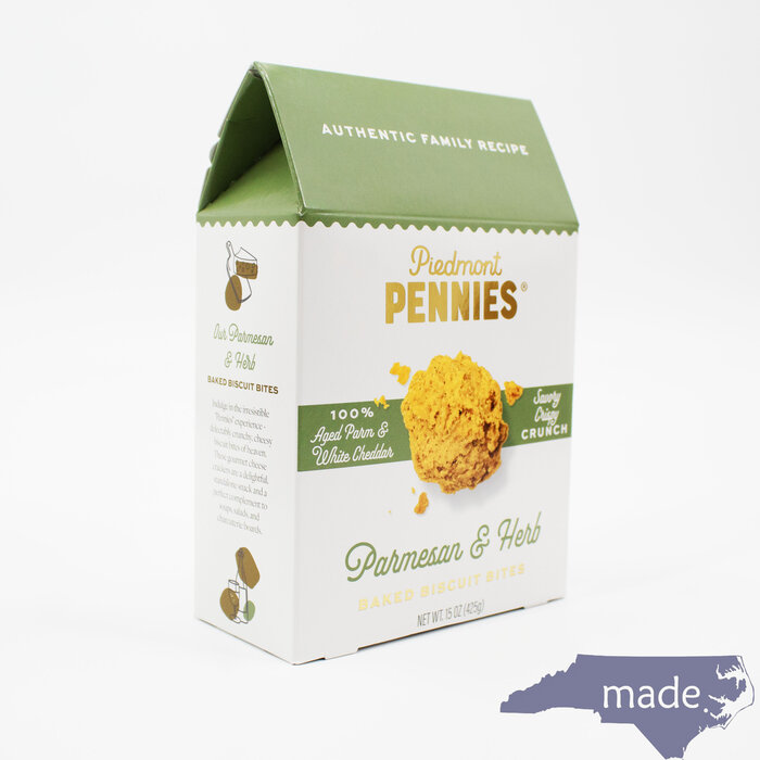 Baked Cheddar Cheese Bites - Piedmont Pennies 15 oz.