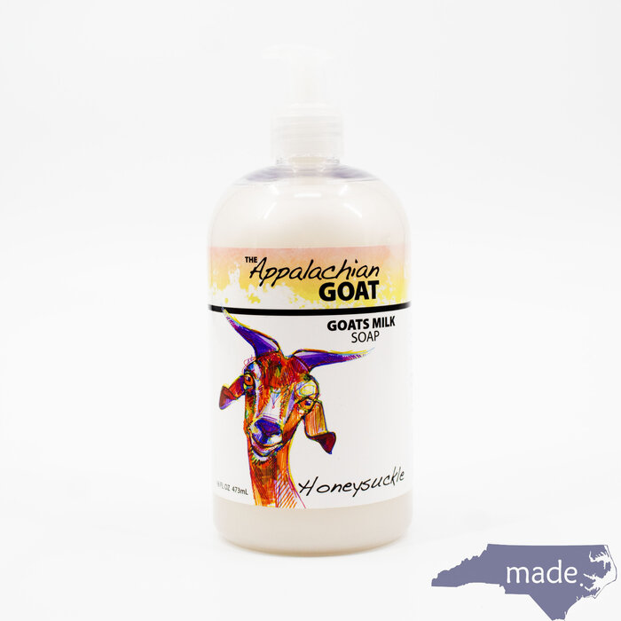 Honeysuckle Liquid Soap 16 oz. - The Appalachian Goat