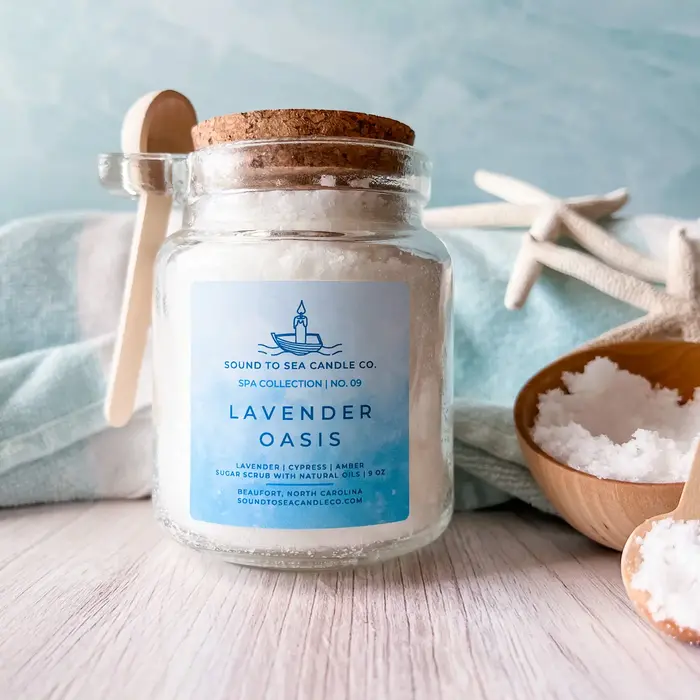Lavender Oasis Sugar Scrub - Adrift Candle Co.