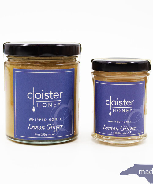 Lemon Ginger Whipped Honey