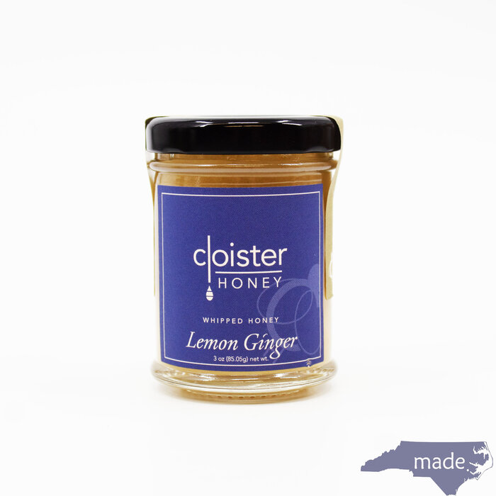 Lemon Ginger Whipped Honey - Cloister Honey