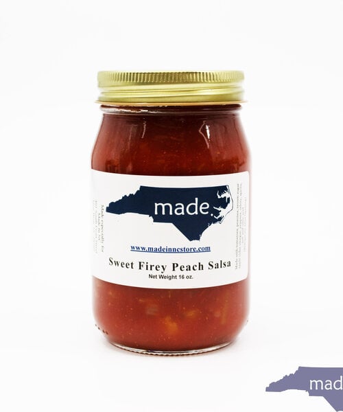 Sweet Firey Peach Salsa 16 oz.