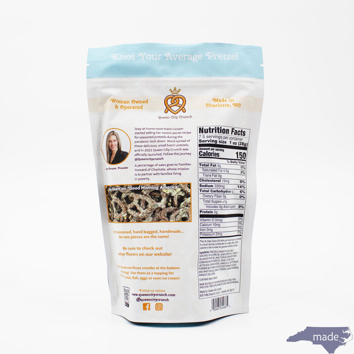 Buttermilk Ranch Pretzels - Queen City Crunch