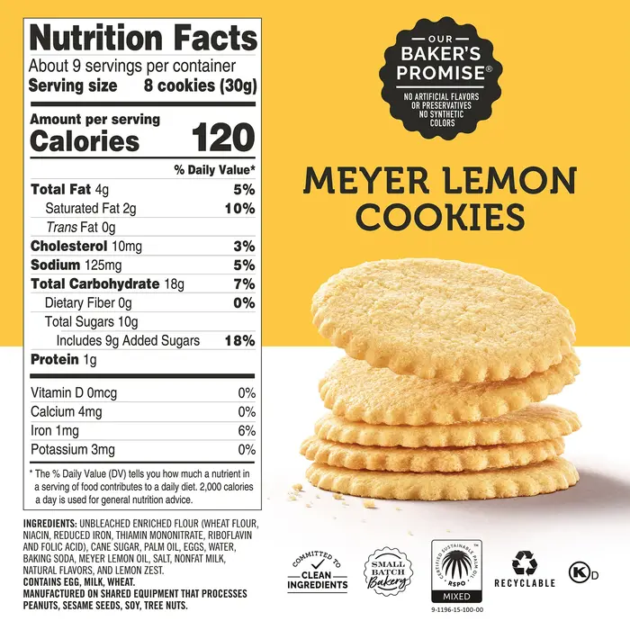 Meyer Lemon Moravians 9oz. - Dewey's Bakery