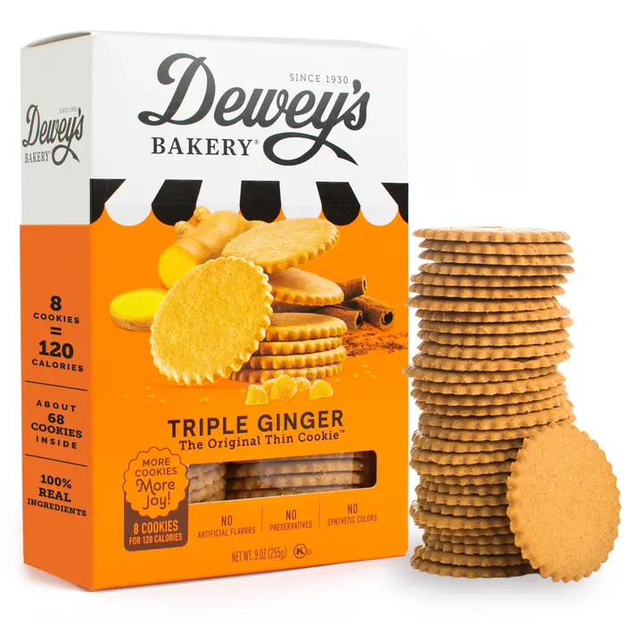 Triple Ginger Moravians 9 oz. - Dewey's Bakery