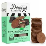 Dark Chocolate Mint Cookie Thins 9 oz. - Dewey's Bakery