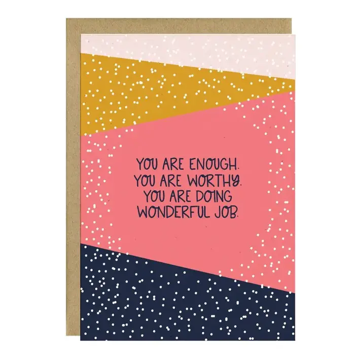 You are Enough Card - Little Lovelies