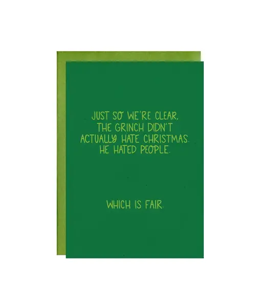 The Grinch Card
