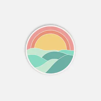 Beach Waves Sticker