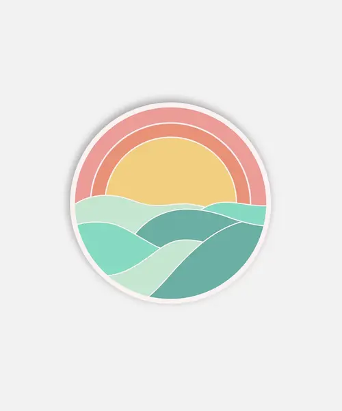 Beach Waves Sticker