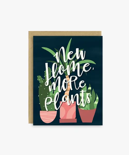 More Plants Housewarming Card
