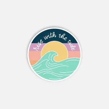 Rise With The Tide Sticker