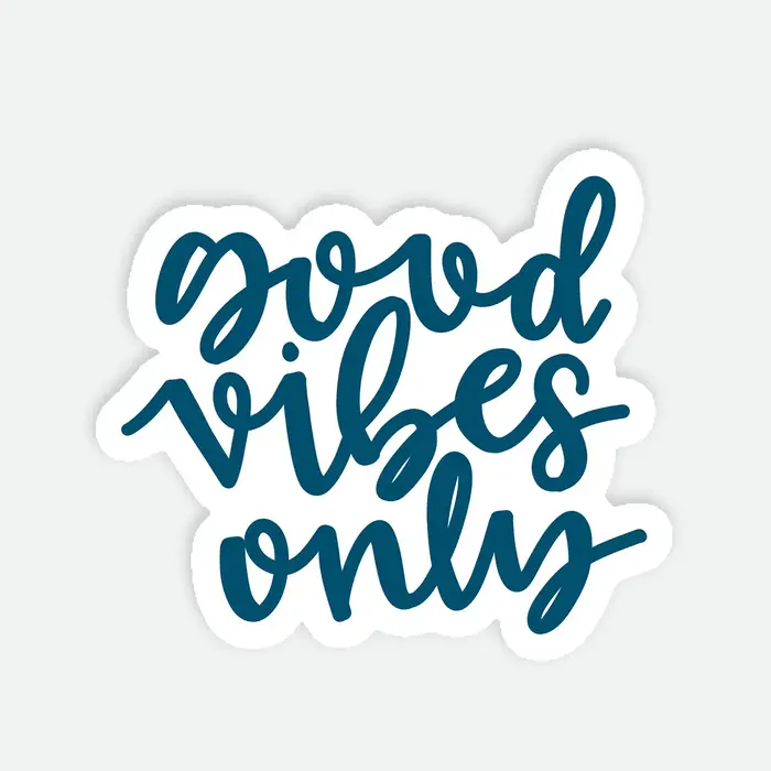 Good Vibes Only Sticker - Little Lovelies