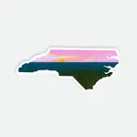 NC Beach Sunrise Sticker - Little Lovelies