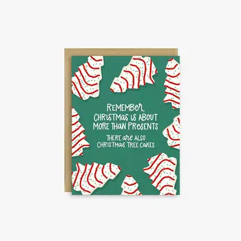 Christmas Tree Cakes Holiday Card