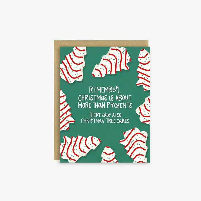 Christmas Tree Cakes Holiday Card - Little Lovelies