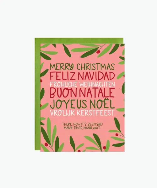 Many Times Many Ways Card