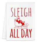 Sleigh All Day Dish Towel - Moonlight Makers