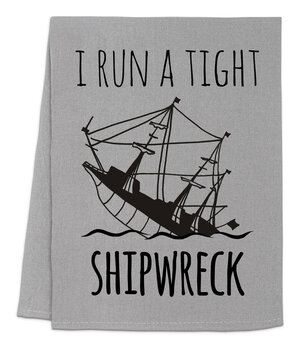 Tight Shipwreck Dish Towel