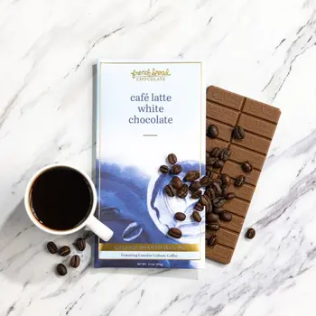 Cafe Latte White Chocolate Bar 60 g.