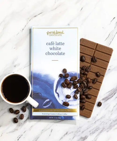 Cafe Latte White Chocolate Bar 60 g.