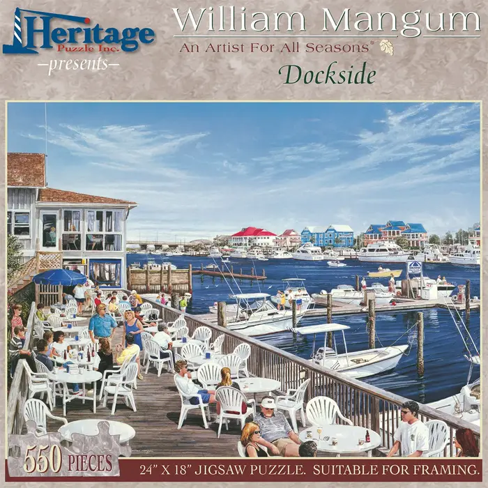 Dockside 550 Piece Puzzle - Heritage Puzzle