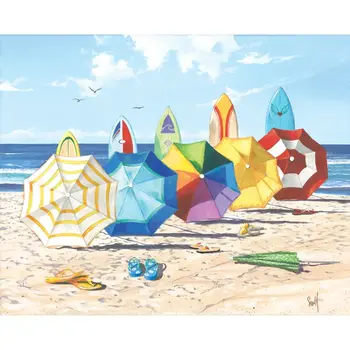 Brellas and Boards 1000 Piece Puzzle