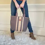 Burlap French Brown - Le Papillon
