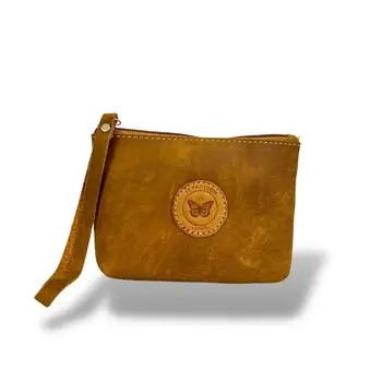 Heritage Tan Pouch with Wristlet