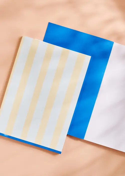 Butter Stripe Dot Grid Notebook- One & Only Paper