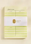 Highlights Yellow Stripe Daily Planner Notepad- One & Only Paper