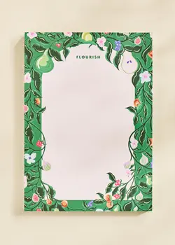Flourish Blooming Fruits Notepad