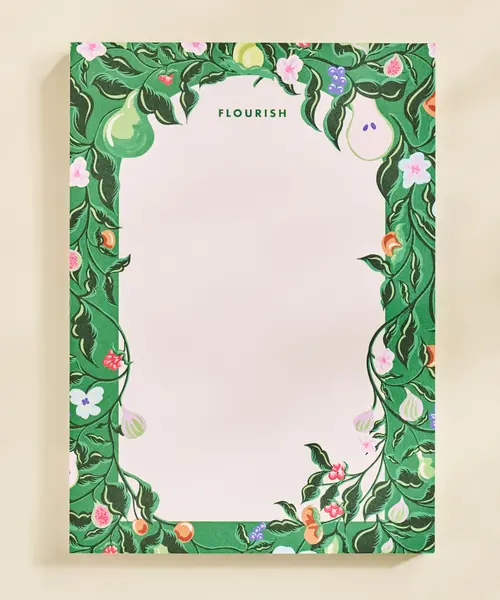 Flourish Blooming Fruits Notepad
