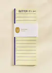 Butter Get It Done Notepad- One & Only Paper