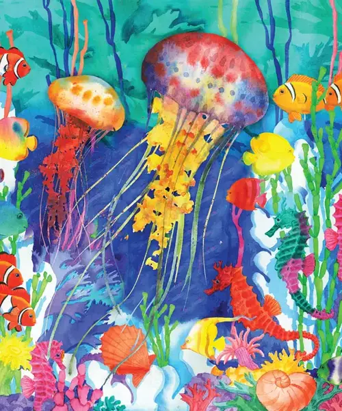 Jellyfish Lagoon 1000 Piece Puzzle
