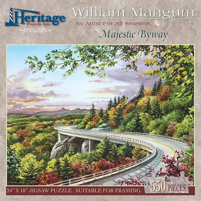 Majestic Byway 550 Piece Puzzle - Heritage Puzzle