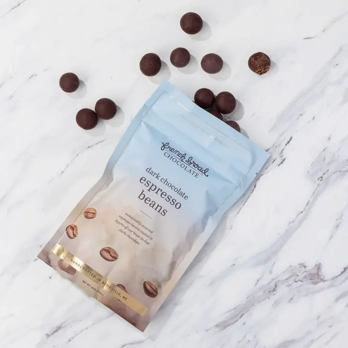 Dark Chocolate Covered Espresso Beans - French Broad Chocolate