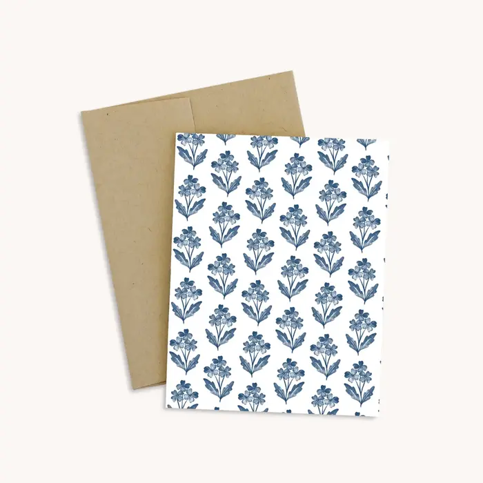 Forget Me Nots Greeting Card - Elyse Breanne Design