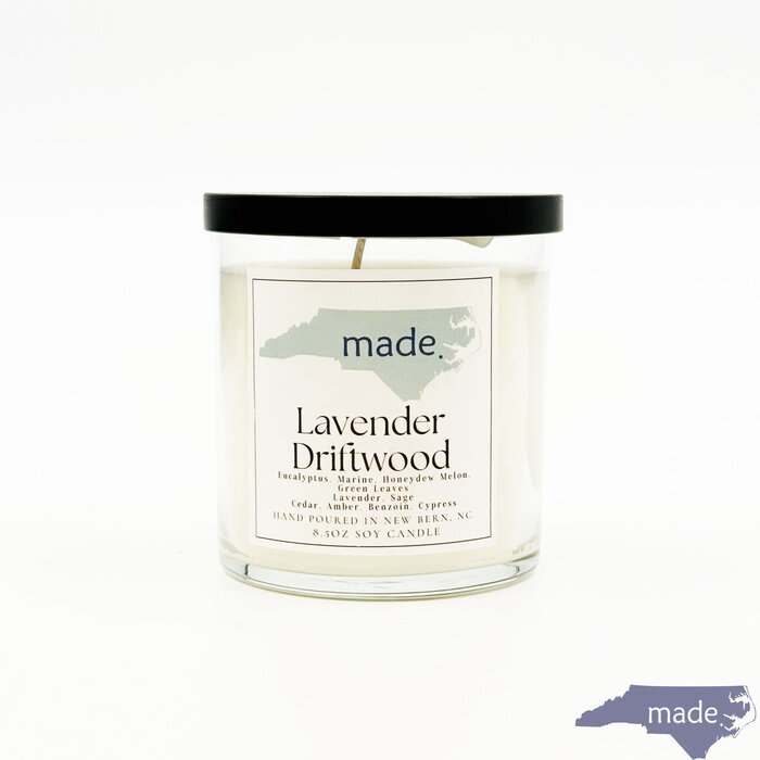 Soy Wax Candle 8.5 oz. - Made in NC