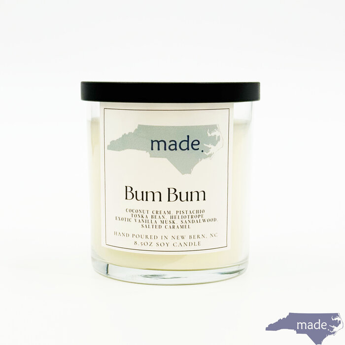 Soy Wax Candle 8.5 oz. - Made in NC