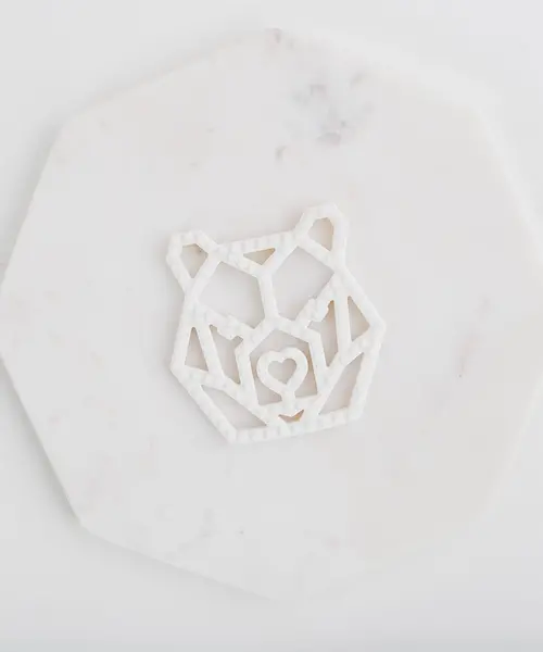 Bailey Bear Teether Snow