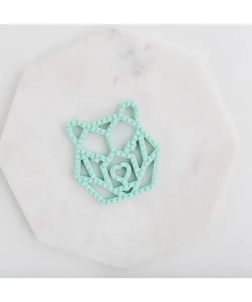 Bailey Bear Teether Seafoam