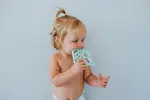 Bailey Bear Teether Seafoam - Leo+Cullie