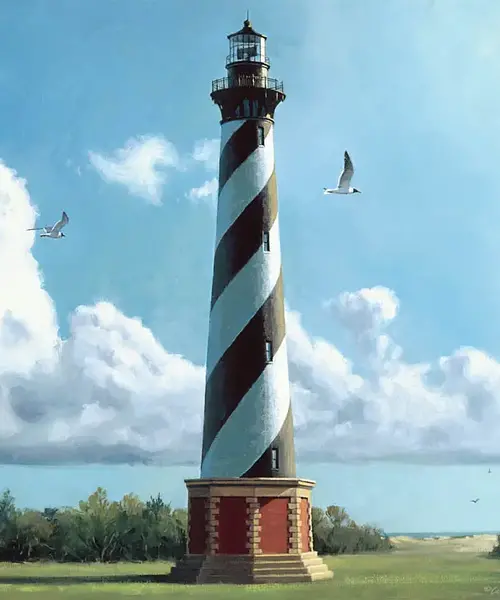 New Morning Cape Hatteras Lighthouse 550 Piece Puzzle