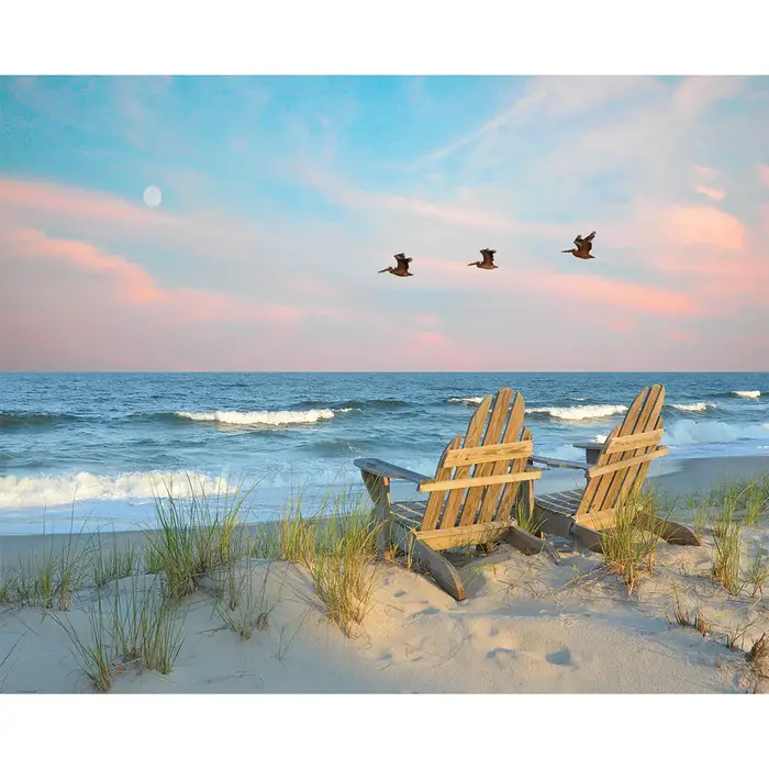 Coastal Moonrise 1000 Piece Puzzle - Heritage Puzzle