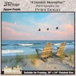 Coastal Moonrise 1000 Piece Puzzle - Heritage Puzzle