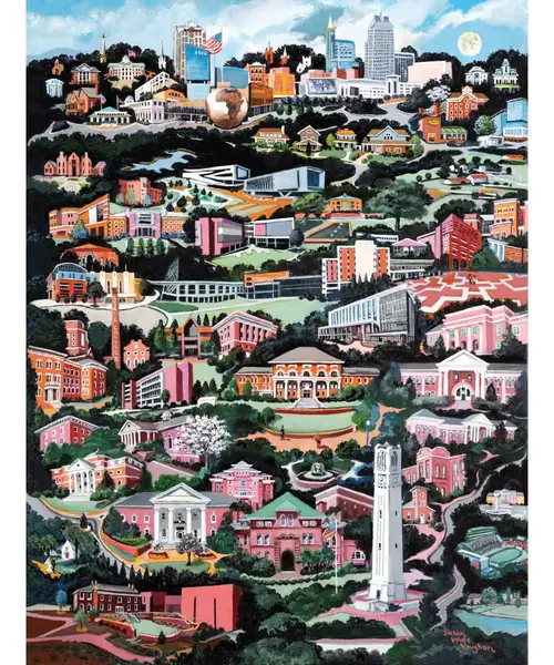 Raleigh NC 550 Piece Puzzle